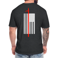 Thin Red Pike Pole Tee - heather black