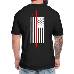 Thin Red Pike Pole Tee - black