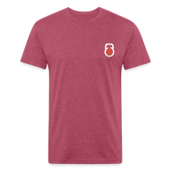 Thin Red Pike Pole Tee - heather burgundy
