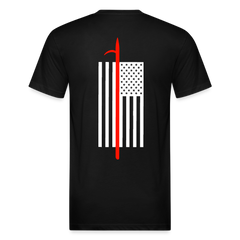 Thin Red Pike Pole Tee - black