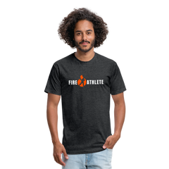 Fire Athlete Simple Tee - heather black