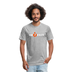 Fire Athlete Simple Tee - heather gray