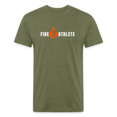 Fire Athlete Simple Tee - heather military green