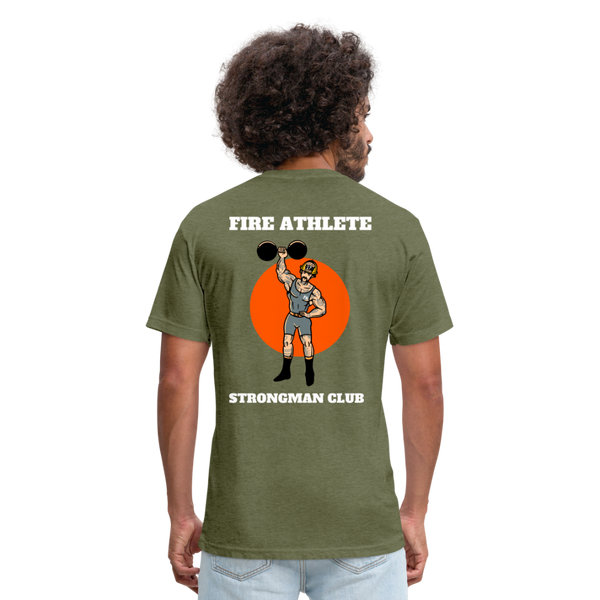 Fire Athlete Strongman Club - heather military green