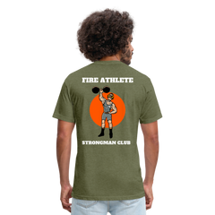 Fire Athlete Strongman Club - heather military green